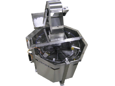 Spherical tic-tac-toe orientation dual centrifuge